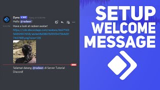 Setup Welcome Message Bot Dyno [upl. by Notnroht]