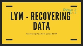 How Recovering Data from Deleted LVM  Recovering Data From Deleted Logical Volume [upl. by Airdnaxela28]