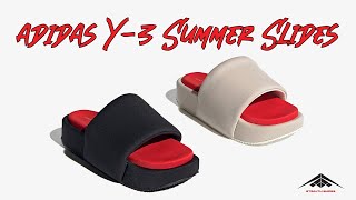 adidas Y 3 Summer Slides Exclusive Look amp Release Date  Price 2021 [upl. by Belda]