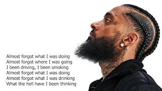 Nipsey hussle  status symbol 3 ft Buddy lyrics [upl. by Eseerehs]