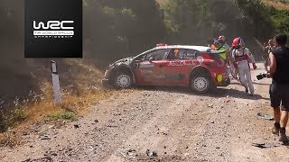 WRC  Rally Italia Sardegna 2017 Top 5 Highlights [upl. by Nagirrek]