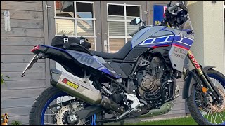 Yamaha Tenere 700 Akrapovic exhaust sound [upl. by Tali]