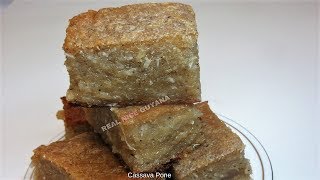 Cassava Pone step by step Recipe Video II Real Nice Guyana [upl. by Nillek]