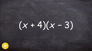 Algebra 1  Multiply Binomials Using the Area of a Rectangle [upl. by Adnirb]