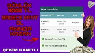 Kayıt Ol Para KAZAN  Yatırımsız İnternetten para kazanma 2024 [upl. by Smitty978]