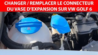 Changer le connecteur du vase dexpansion sur Volkswagen Golf 6 [upl. by Eirolam]