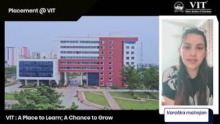 Placement Testimonial  Vellore Institute of Technology [upl. by Yltneb]