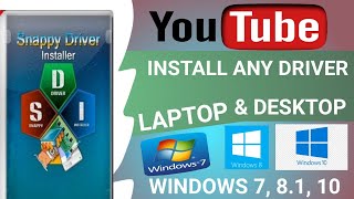 Snappy Driver Installer Hindi Windows 7 81 10 Download and Install Driver pack solution 2022 [upl. by Eedebez]