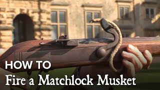 How to Fire a Matchlock Musket [upl. by Cole440]