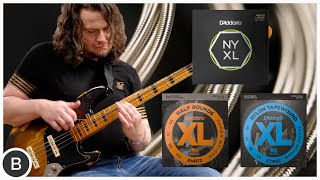 DADDARIO BASS STRINGS COMPARISON [upl. by Warfeld410]