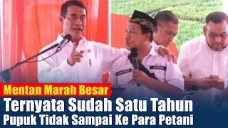 Mentan Marah Besar Baru Tahu Ternyata Satu Tahun Kirim Pupuk Ndak Nyampek Ke Petani [upl. by Eerihs]