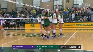 Summit League Womens Volleyball Highlights  Oct 24 [upl. by Shirah]