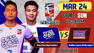 CRISS CROSS vs RICHMARC SPORTS  Full Match  Preliminaries  2024 Spikers Turf Open Conference [upl. by Seka]