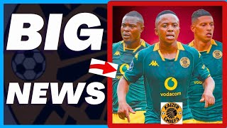 BIG NEWS AT KAIZER CHIEFS NEWS today now DStv Premiership PSL Transfer News [upl. by Ruhtra674]