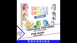 Unstable Unicorns For Kids  Base Game [upl. by Marchall]