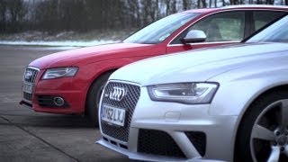 Audi S4 v Audi RS4 Does Supercharging Rule  CHRIS HARRIS ON CARS [upl. by Pomcroy]