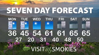 Gatlinburg and Pigeon Forge Weather for Week of November 27 2023 [upl. by Neelloj]