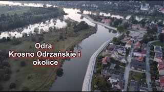 Wody coraz więcej powódź 2024 na Odrze Krosno Odrzańskie Stary Raduszec Połęcko Łomy [upl. by Imalda]