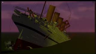 BRITANNIC sos SINKING MOVIE 2000 in roblox [upl. by Yrbua]