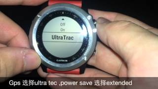 Garmin Fenix switch to 50hrs Gps for ultra trail run [upl. by Adialeda]