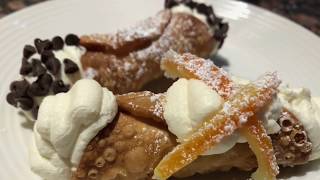 How to make authentic Sicilian cannoli shells  with filling  best recipe [upl. by Eltsirhc]