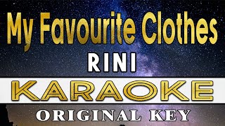 My Favourite Clothes  RINI KARAOKE VERSION [upl. by Nadabus639]