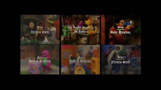 Barney Remix Credits With Audio Low Tone Barney Songs Mashup 4 [upl. by Hannahs]