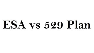 5 minute finance ESA vs 529 [upl. by Issirk471]