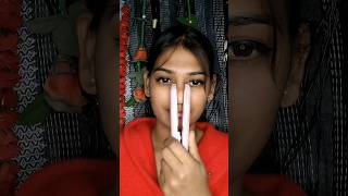 slim nose 👃 hack using straightener 😱 result 😡 hack viral shorts shortfeed makeuptutorial [upl. by Ko]