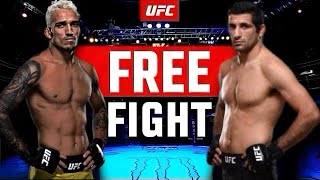 Charles Oliveira vs Beneil Dariush  UFC FREE FIGHT  MMAPlus [upl. by Yemiaj520]