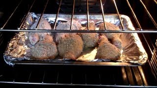 Baked chicken in breadcrumb coating [upl. by Airdna]