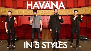 Berywam  Havana Camila Cabello Cover In 5 Styles  Beatbox [upl. by Panthia]