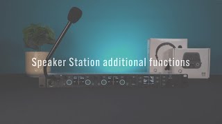 Additional functions of the punQtum Q210 Speaker Stations  punQtum Tutorials [upl. by Adnoraj]