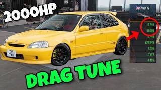 2000HP Honda Civic Ek9 Drag Tune in CPM2  Car Parking Multiplayer 2 [upl. by Kreager]