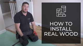 How to Lay Engineered Wood Flooring  Installation Guide StepbyStep [upl. by Rehtaeh552]