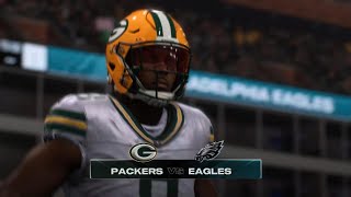 Madden NFL 25 packers vs eagles [upl. by Sirtimed185]