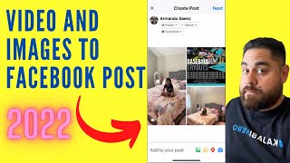 How To Add Video And Images In The Same Post On Facebook 2022 UPDATED [upl. by Appolonia537]