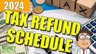 Tax Refund Schedule 2024  IRS Status Update  Money Instructor [upl. by Kir18]