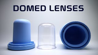 Clear Resin Domed Lenses for retro vintage lighting [upl. by Englebert]