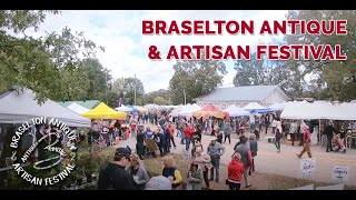 Braselton Antique amp Artisan Festival  Downtown Braselton GA [upl. by Couchman]