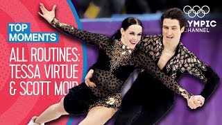 Tessa Virtue amp Scott Moir  Every Olympic Performance  Top Moments [upl. by Dryfoos643]