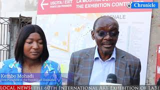 VP Kembo Mohadi speaks on visit to the 60th International Art Exhibition of LaBiennale Di Venezia [upl. by Fabozzi570]