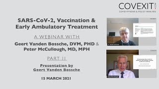 Geert Vanden Bossche amp Peter McCullough Webinar Presentation by Geert Vanden Bossche [upl. by Hollie]