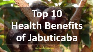 Top 10 Health Benefits of Jabuticaba  Healthy Wealthy Tips [upl. by Rebmetpes20]