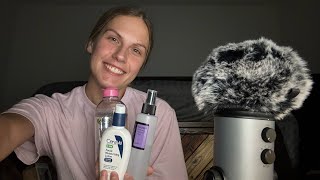 asmr  get unready with me  my night time skincare routine whispering tapping liquid sounds [upl. by Nivlek]