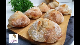 Übernachtbrötchen I Das sind die einfachsten und die besten Sonntagsbrötchen [upl. by Killen]