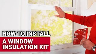 How To Install A Window Insulation Kit  Ace Hardware [upl. by Reklaw]