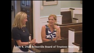 202478 Bronxville Board of Trustees Meeting [upl. by Ailen]