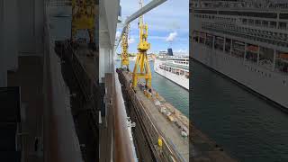 MSC Armonia Coming For Dry Dock at Malta Shipyard Today livestreaming abroadjobsblogger live [upl. by Jelle851]