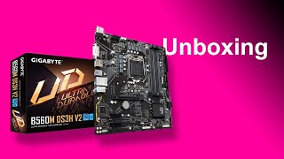 GIGABYTE B560M DS3H V2 11th Gen Motherboard Unbox ChathuraRanawaka [upl. by Mlawsky]